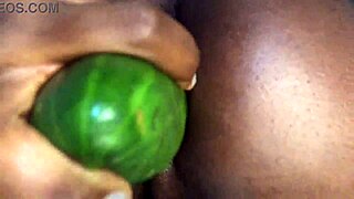 The large cucumber was too big to fit inside the container