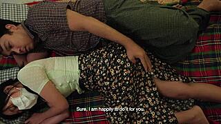 can't stop the intense fucking emotions while on big fire with amateur couple