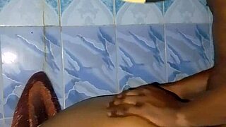 Banging my big bobb babe before shower