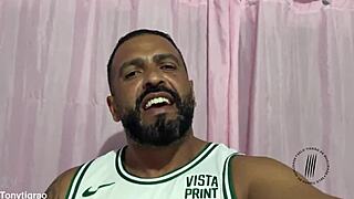 Intimate massage trailer with brunette milf and huge cock