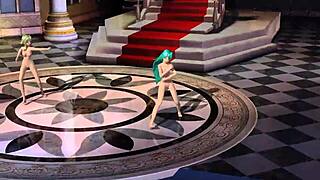 I admire hatsune miku and gumi in nude goddess poses.