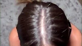 Is Tru Kait sucking big cock in POV?