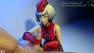 I got a handjob from Elizabeth Persona 3, it was so good I almost cummed too soon.