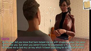 a wife and stepmother sharing homemade moments