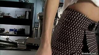 slut fucking machines in repair shop