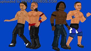 Young Asian Chinese Wrestler Battles In Hood With Food Fight Intensity