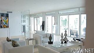 Intense POV action with Callie Calypso featuring hardcore blowjob, fucking, and doggystyle positions