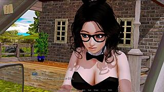 Exploring the harem hotel in episode 46 of the game series