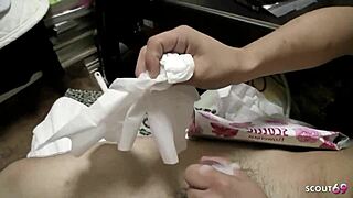 japanese cougar tricked to amateur mmf 3some by boy and old men in uncensored jav porn