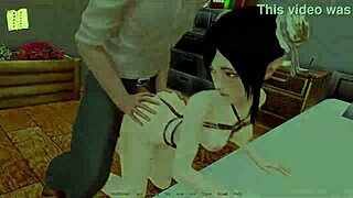 Exploring the harem hotel in episode 46 of the game series