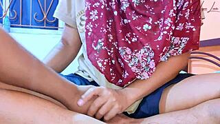 Innocent girl married to horny man he fucks her pussy hard in missionary