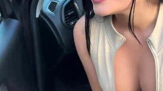 Policeman accepts bribe from hot Japanese girl