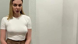 my new upstairs neighbor turned out to be a whore and spread her legs in the hallway