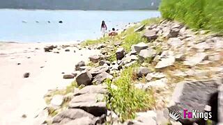 Natalii Quinn Hunts For Cock In Madrid's Reservoir With Passion.