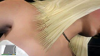 I picked up a hooker in GTA 5 for first-person car sex