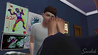 Two mistresses submit young boyfriend intensely