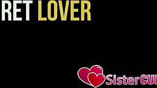 messy stepsister is a natural whore in masturbation scene