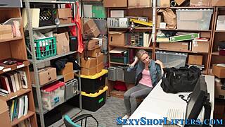 Naughty Shoplifter Gets Caught