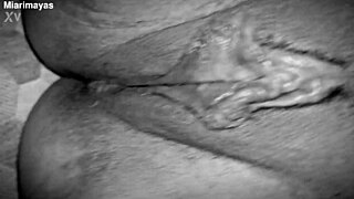 I watched this Dominican BBW take all the cum