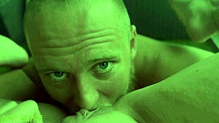 Female pov blue eyes white guy pussy eating orgasm