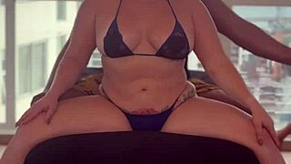 Family taboo stepmom gets massage by stepson with risky cum. Stepmom enjoys the rough touch.