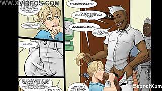 Hot interracial orgy erupts in the restaurant kitchen with staff banging wildly!