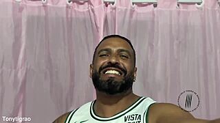 Intimate massage trailer with brunette milf and huge cock