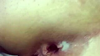 The blonde woman experiences extreme stretching in an unusual manner