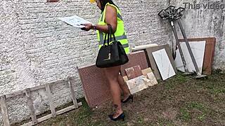 Imagining Workers Fucking Her Pussy