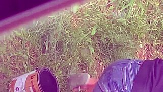 Hot stepmom bends over in candid view.