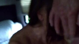 Amateur MILF Candi Annie Sucks Cock and Swallows Cum from Fan in RV