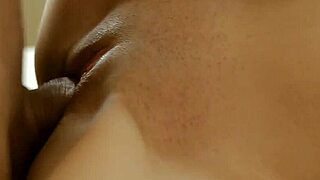 beauty wanks dude's willy with face hole