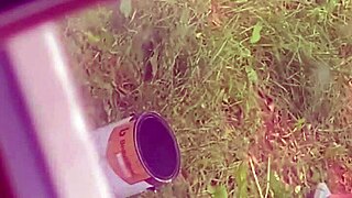 Hot stepmom bends over in candid view.