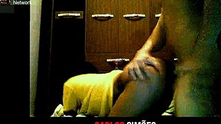 Morena's delicious ass with her well-endowed boyfriend in amateur dorm fun 😘