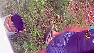 Hot stepmom bends over in candid view.