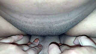 Latina friends threesome with cum