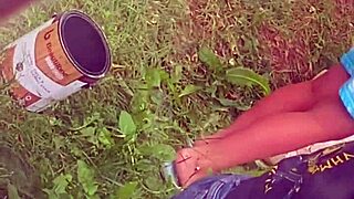 Hot stepmom bends over in candid view.