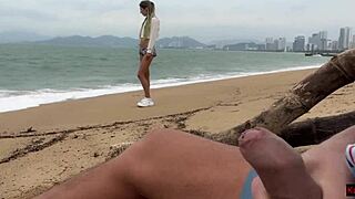 Public Dick Flashing - I See That You Are Jerking Off To Me And I Want To Help You Cum