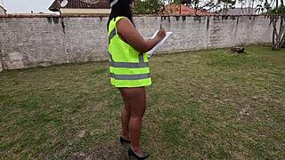 Imagining Workers Fucking Her Pussy