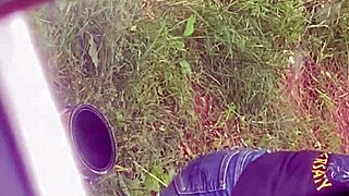 Hot stepmom bends over in candid view.