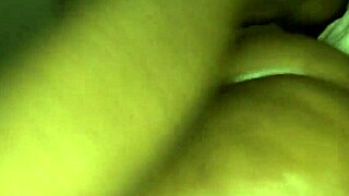 Sleeping ebony woman with big ass.