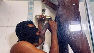 on your knees gobbling the monster cock down your throat then i bend you to the wall for hardcore fucking