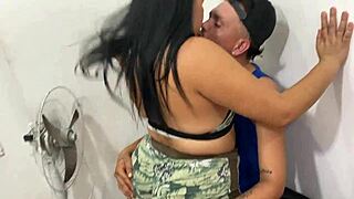 he fucks his latina neighbor after blowjob