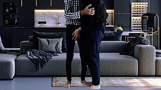 Hot Desi Indian Couple In The Room Hard Sex Hot Romance Nighty Boobs Kiss And Ass Lick