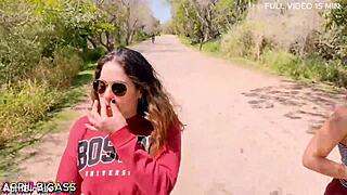 Threesome Two Sluts Thirsty For Yellow Piss Drink More Than 3 Liters In Public Argentinian National Park