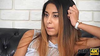 Debt4k roxy lips fucks to delay debt