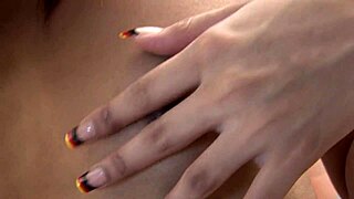 Thai tranny bow receives a special gift on her tiny nutsack