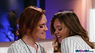 milf coach uses baseball bat to fuck teen girl