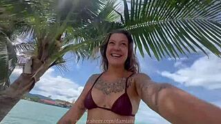 Did Damiana Brasileira fuck her friend's husband during the Asia trip?