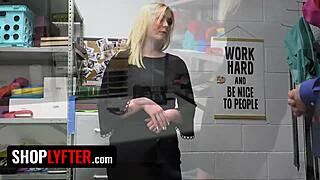 Cute slut Krissy steals from the store and gets a deep pounding as punishment.